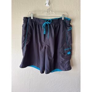 Speedo Men's Navy Blue Swim Shorts Size L